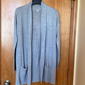 Lovely Halogen fine-gauge draped cardigan